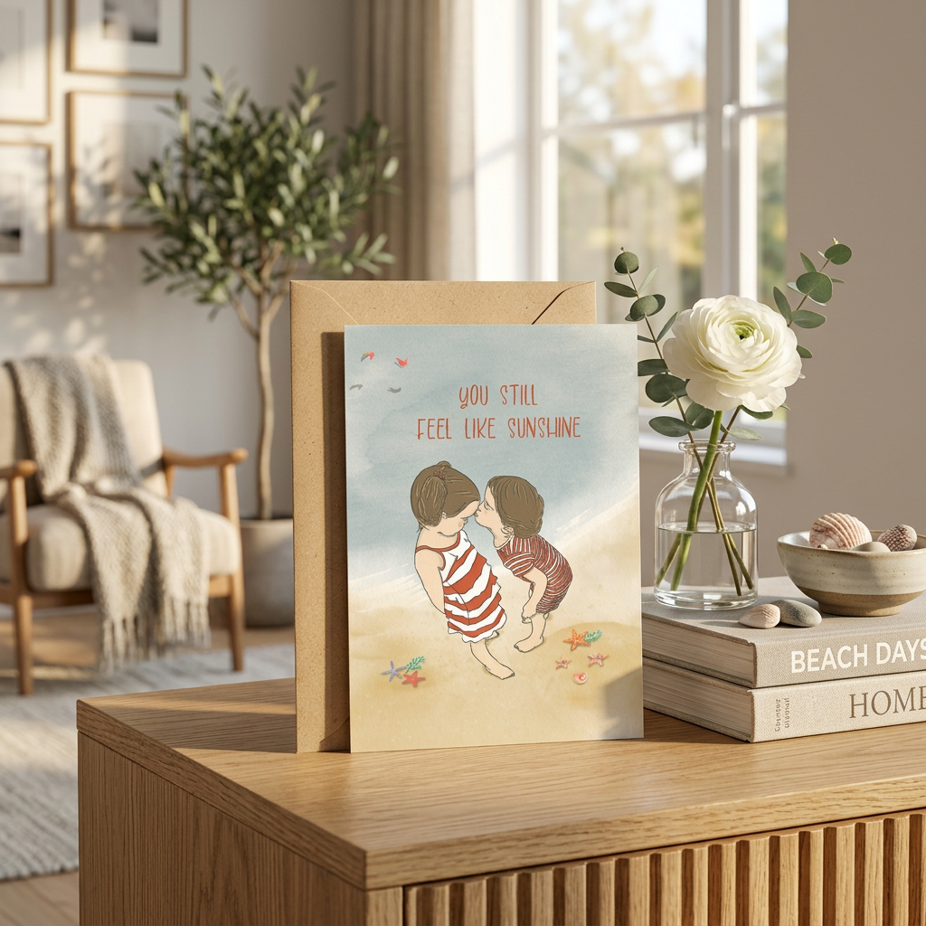 You Still Feel Like Sunshine — Illustrated Anniversary Card