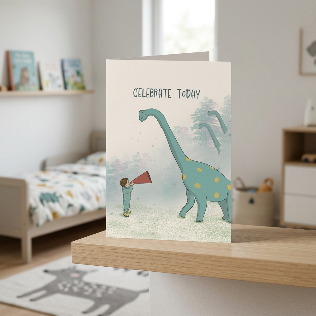 Celebrate Today — Illustrated Congratulations & Good Luck Card