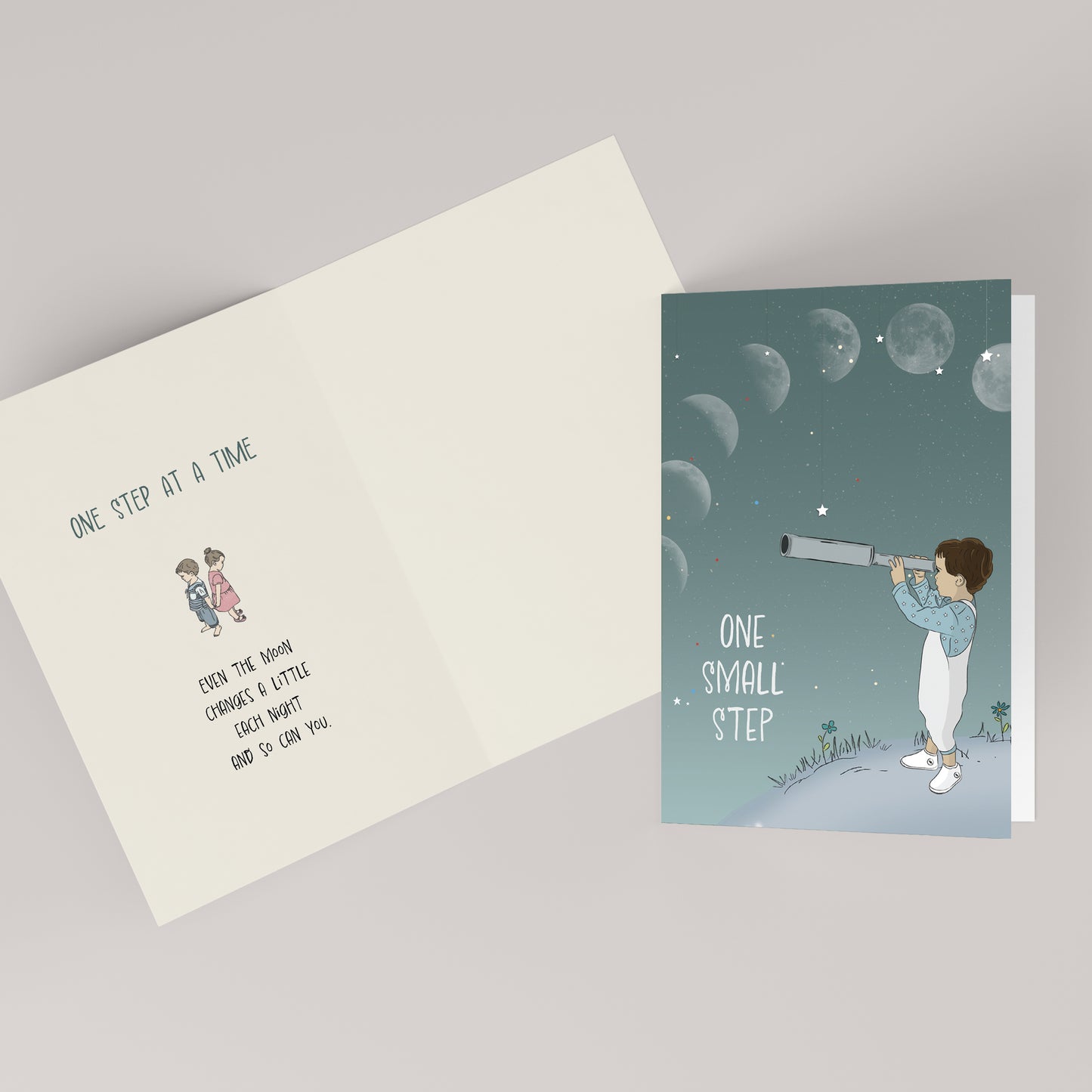 One Small Step — Encouragement Card