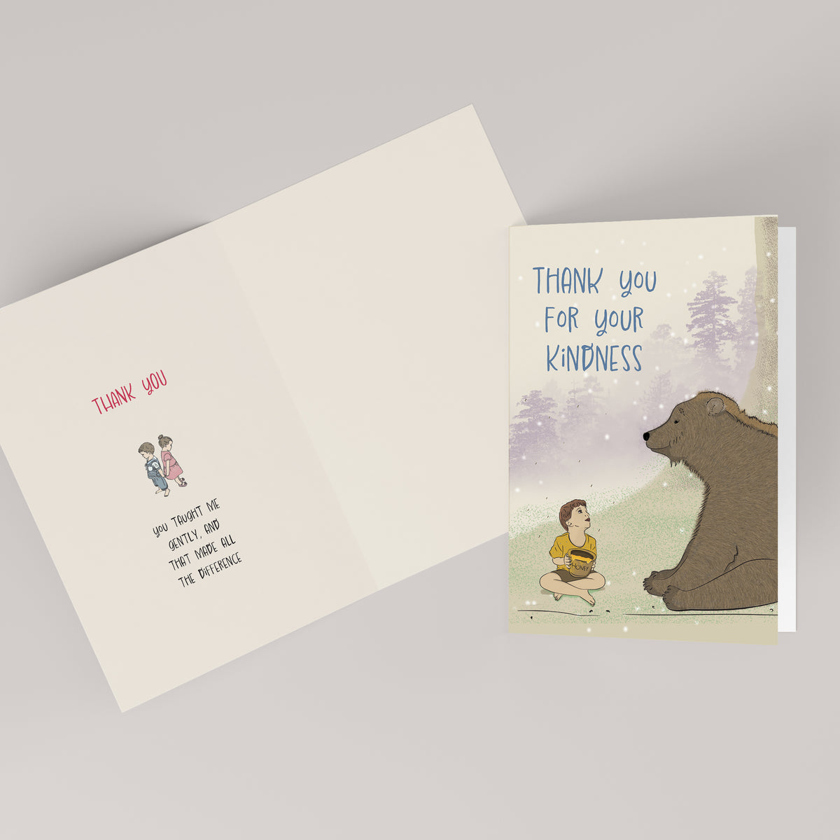 Thank You for Your Kindness — Teacher Appreciation Card
