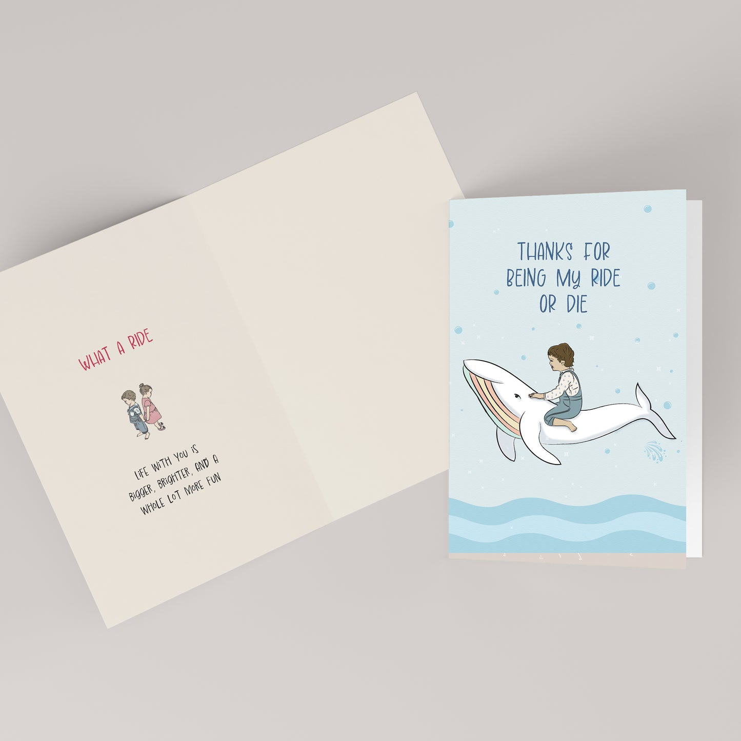 Thanks for Being My Ride or Die — Friendship & Connection Card