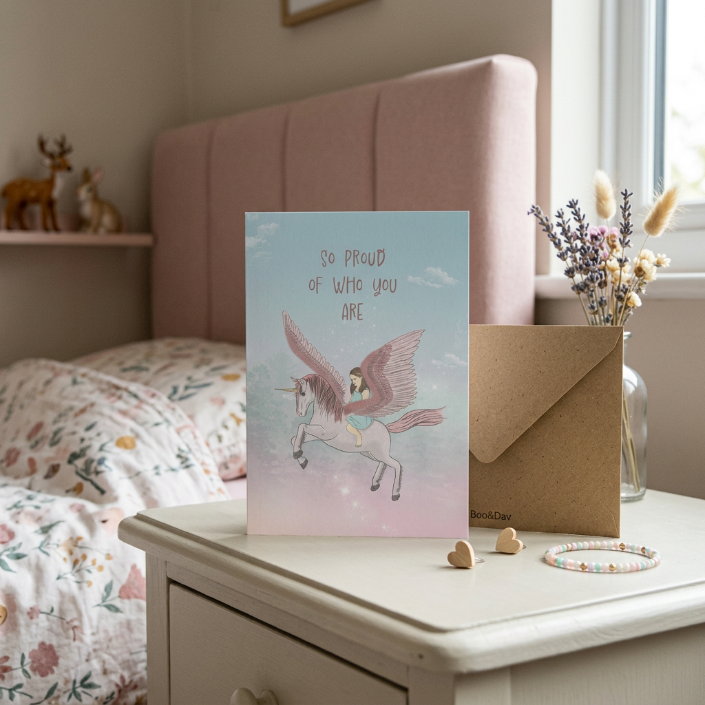 So Proud of Who You Are — Illustrated Birthday Card