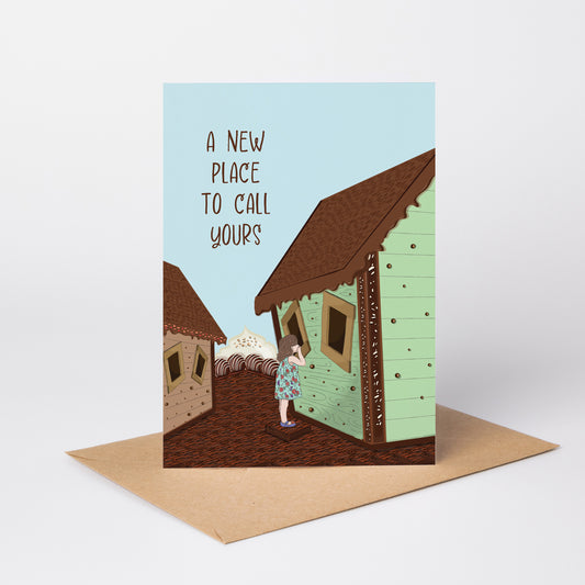 A New Place to Call Yours — Illustrated New Home Card