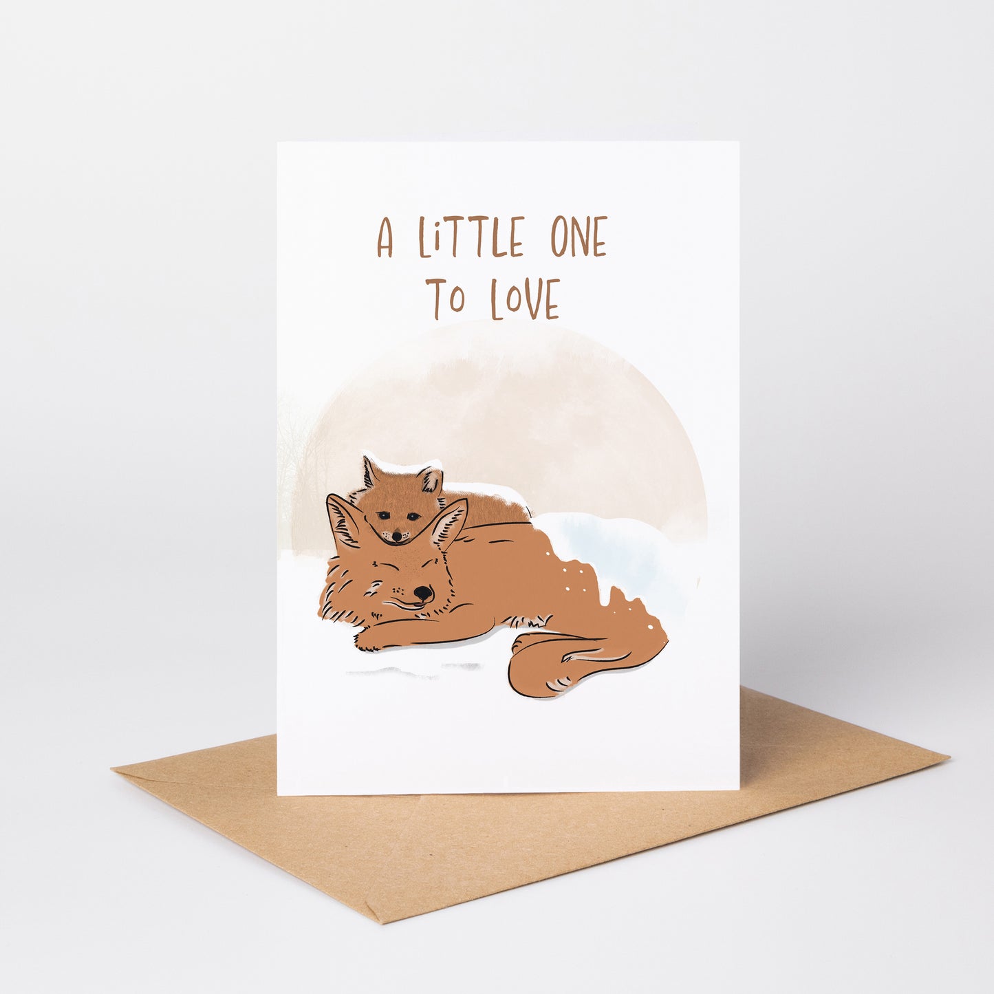 Our Greatest Adventure Begins — Illustrated New Baby Card