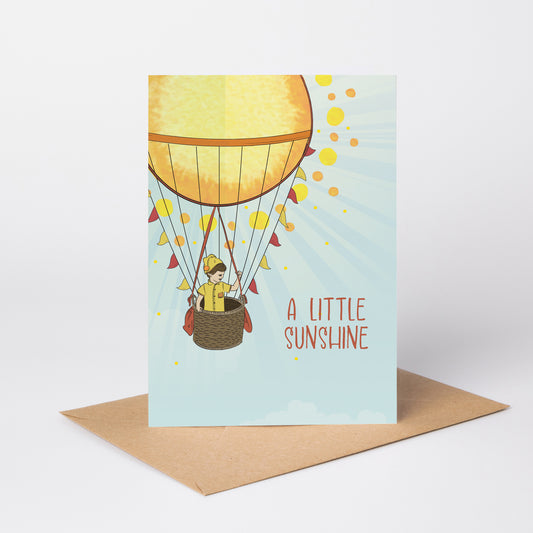 A Little Sunshine — Illustrated Thinking of You Card