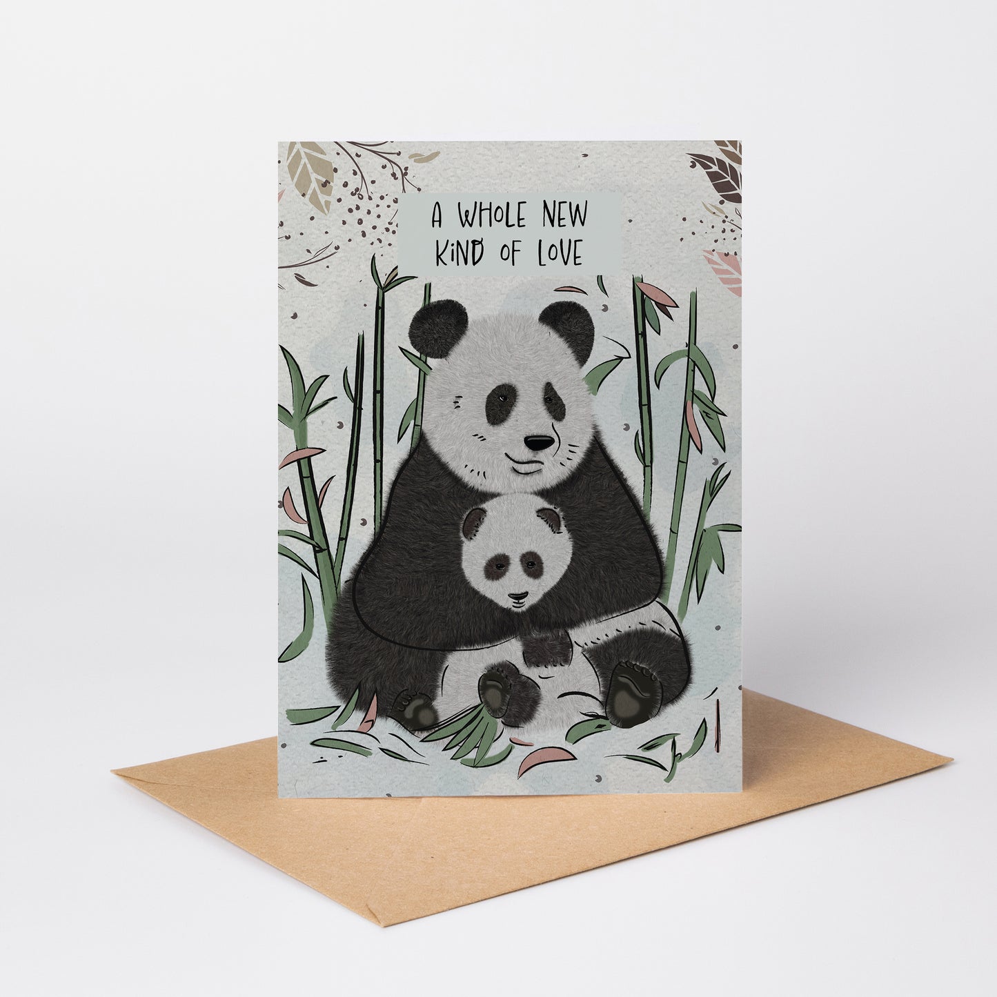 A Whole New Kind of Love — Illustrated New Baby Card