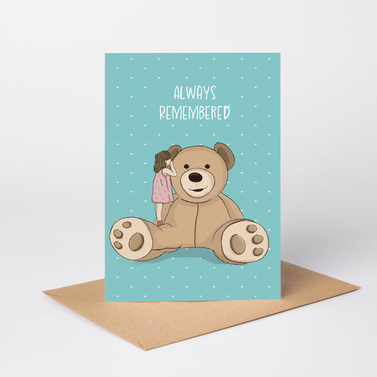 Always Remembered — Illustrated Sympathy & Comfort Card