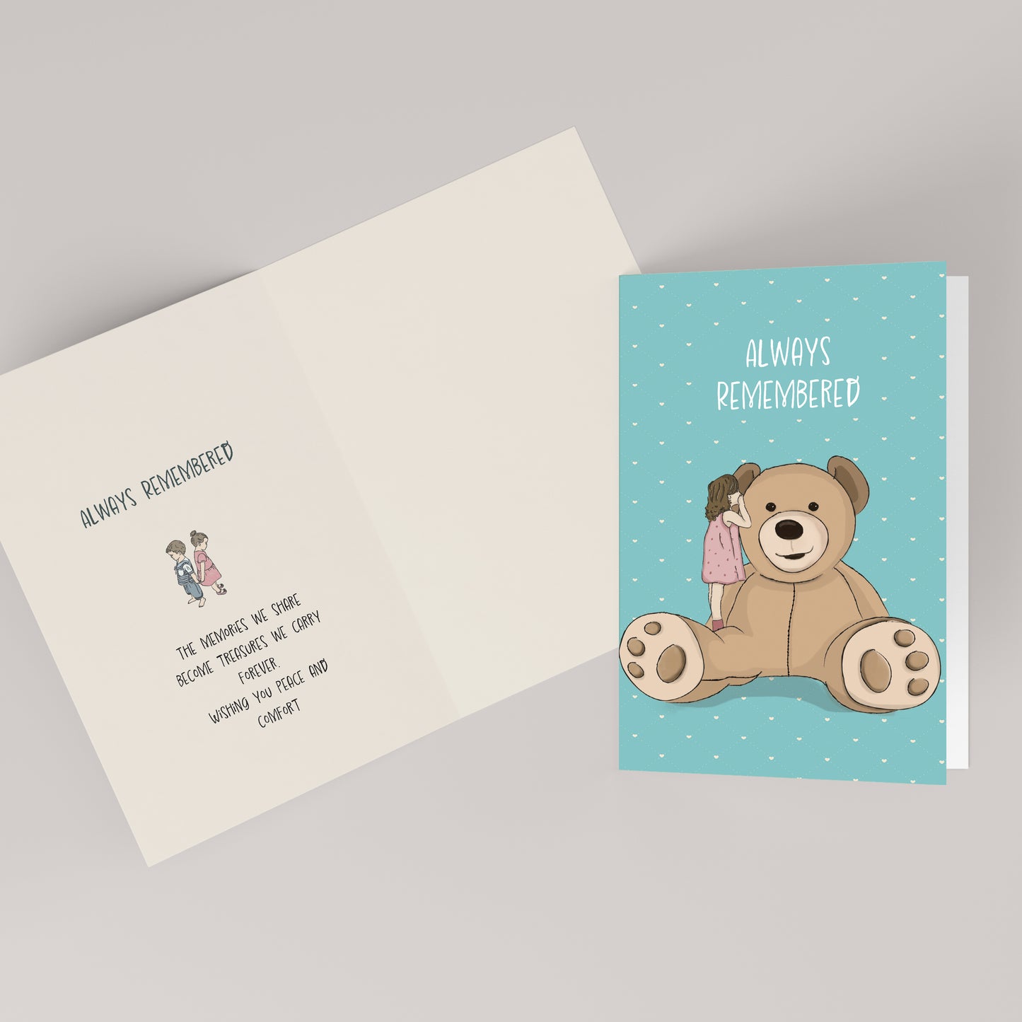 Always Remembered — Illustrated Sympathy & Comfort Card