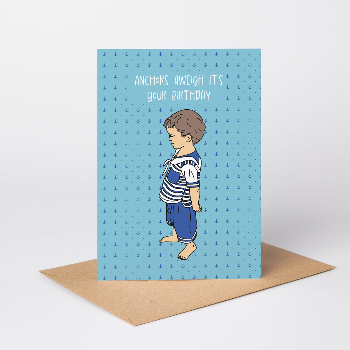 Anchors Aweigh It's Your Birthday — Birthday Card