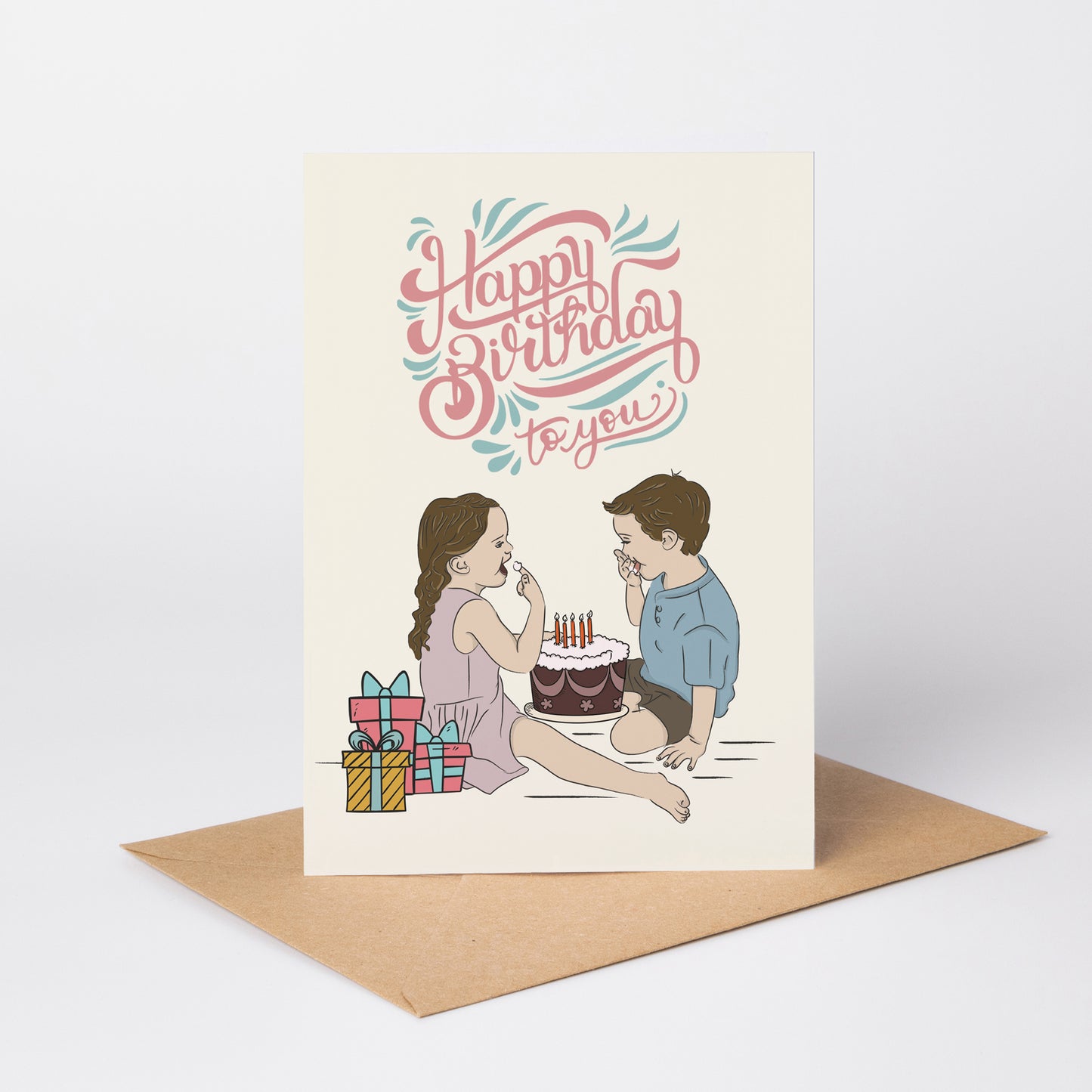 Happy Birthday to You — Illustrated Birthday Card