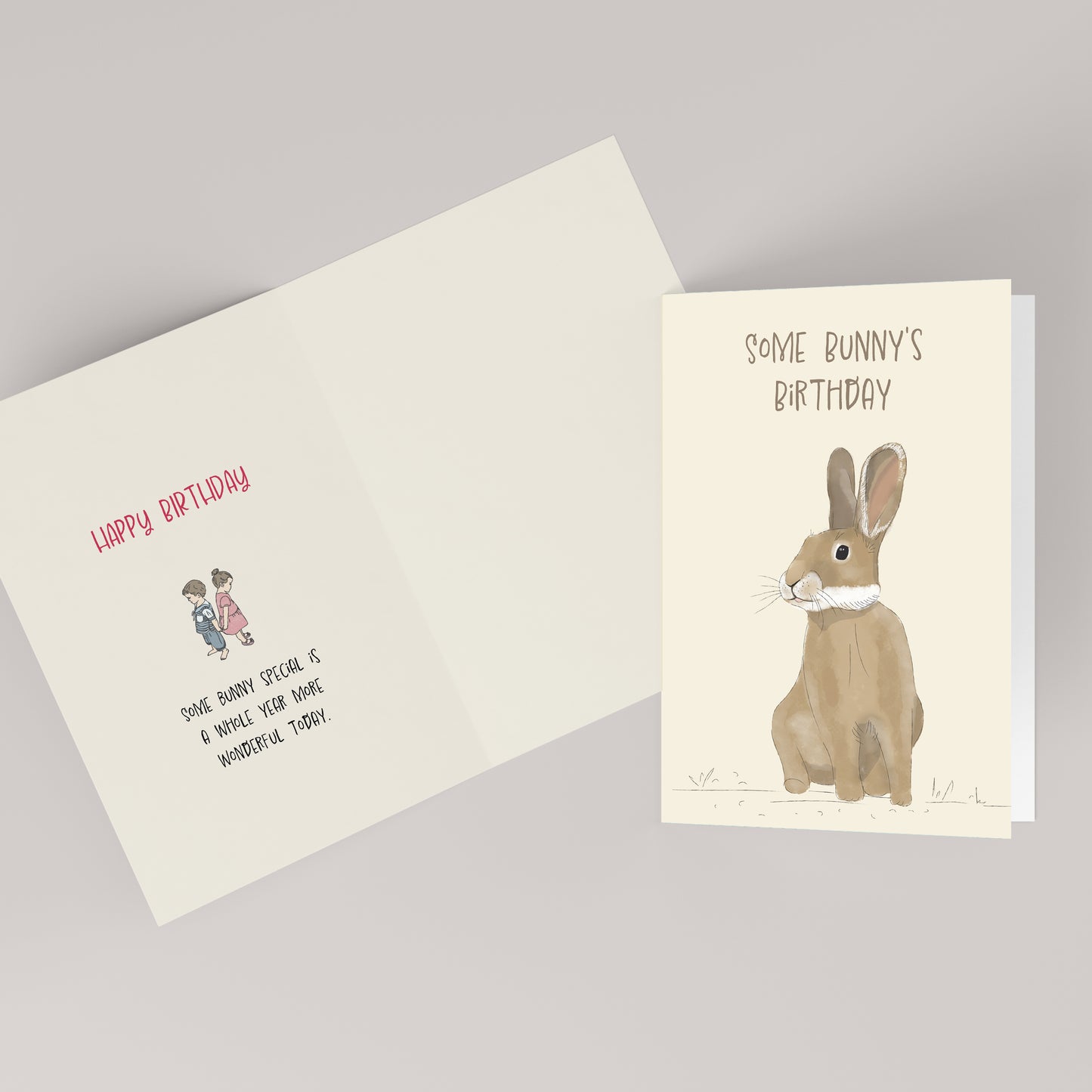Some Bunny’s Birthday — Illustrated Birthday Card