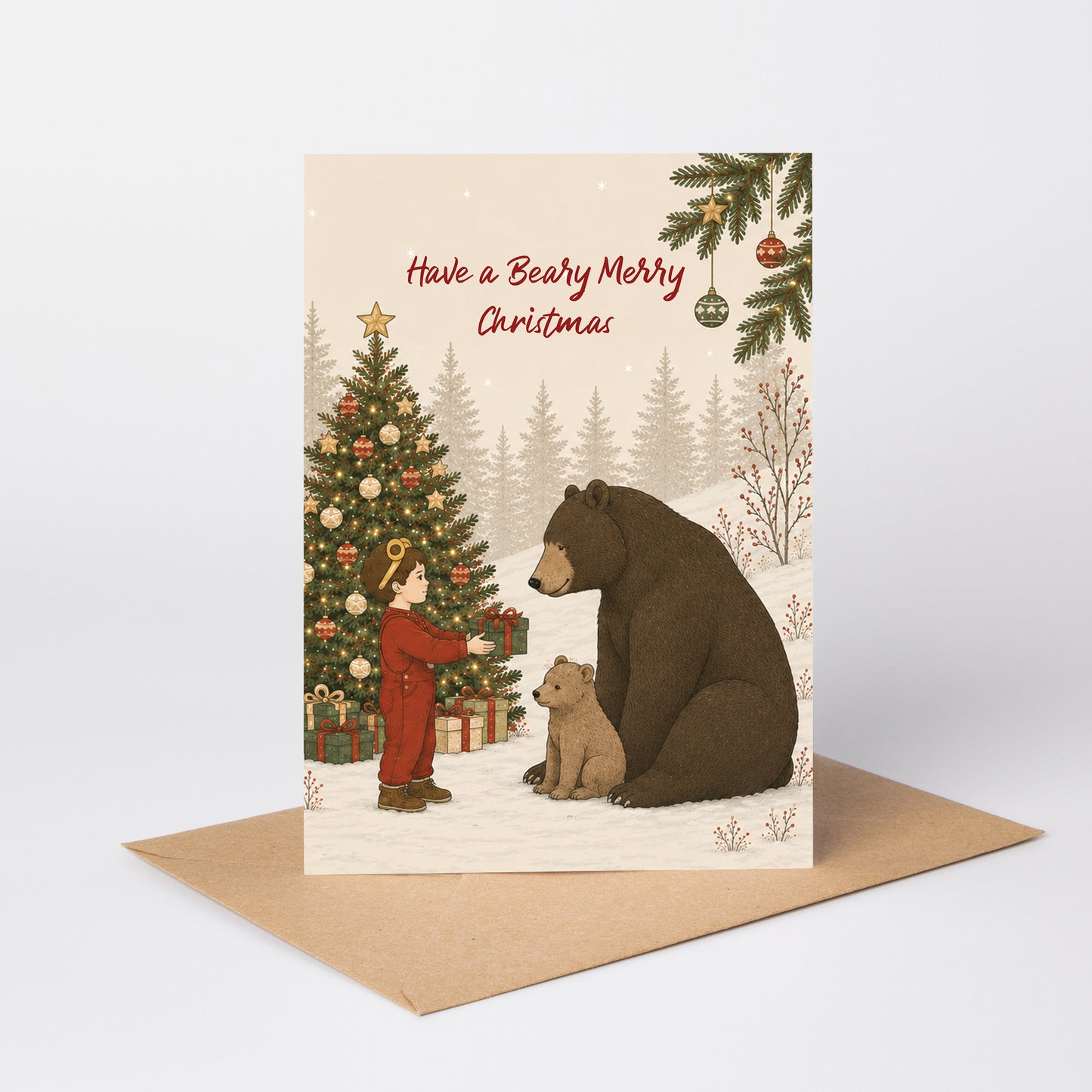 Have a Beary Merry Christmas — front