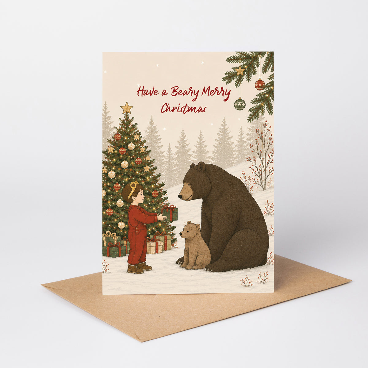 Have a Beary Merry Christmas — front