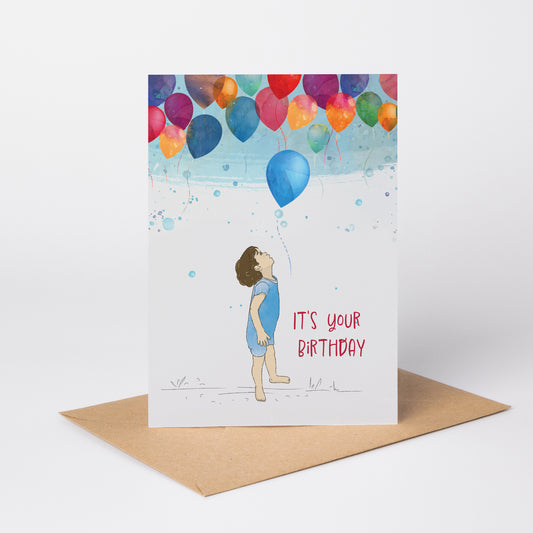It’s Your Birthday — Illustrated Birthday Card