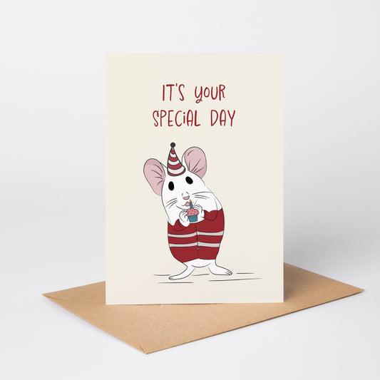 It’s Your Special Day — Illustrated Birthday Card