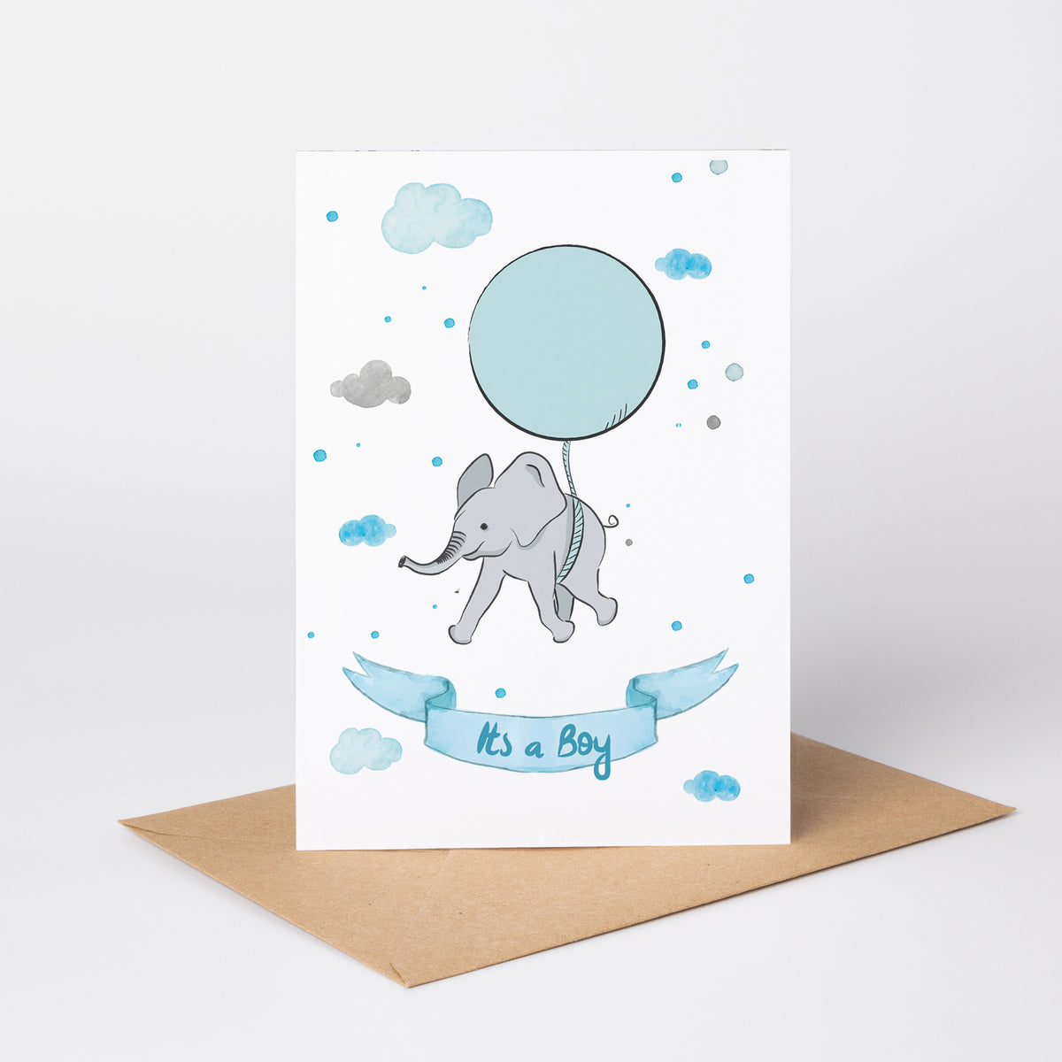 It’s a Boy — Illustrated New Baby Card