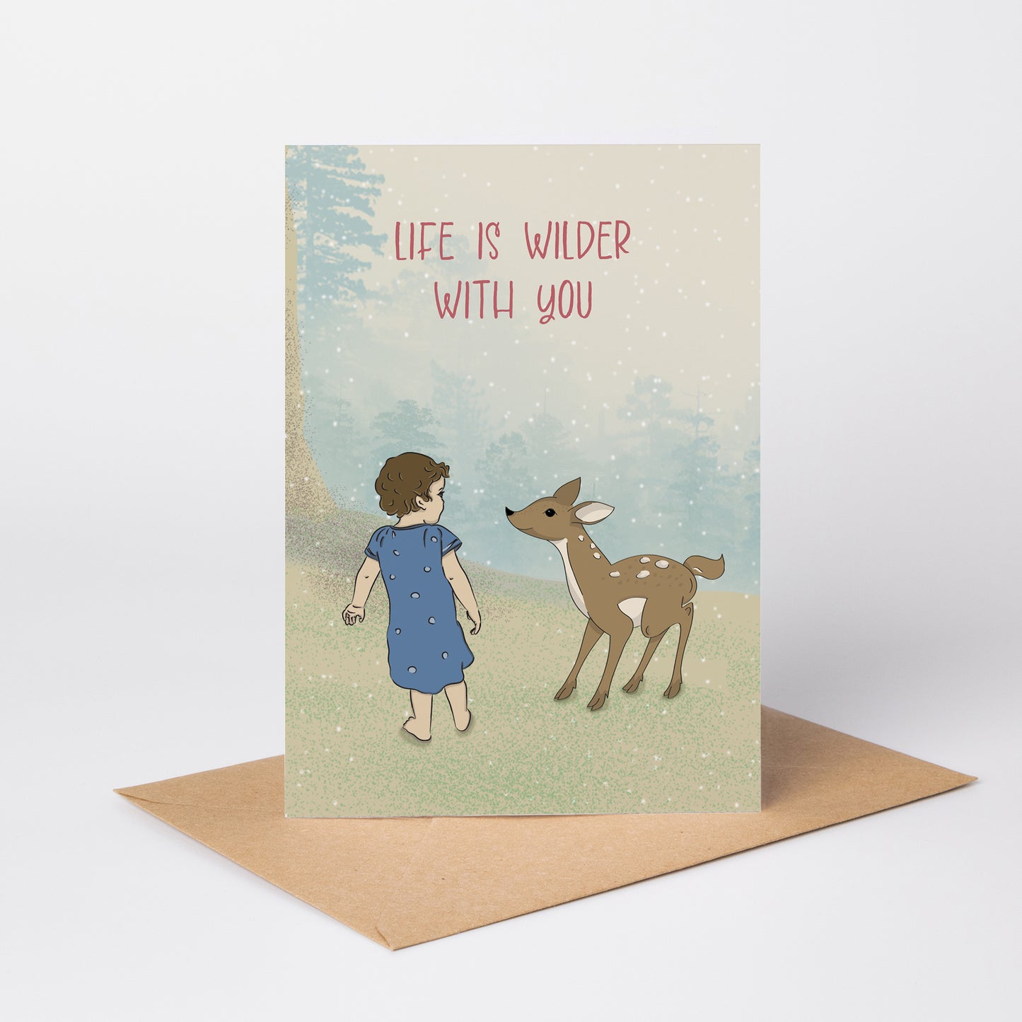 Life Is Wilder With You — Illustrated Friendship Card