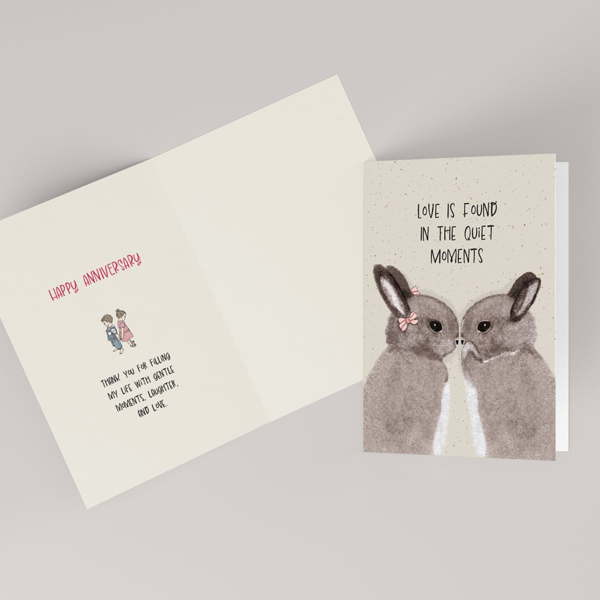 Love Is Found in the Quiet Moments — Anniversary Card