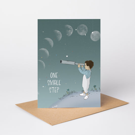 One Small Step — Encouragement Card