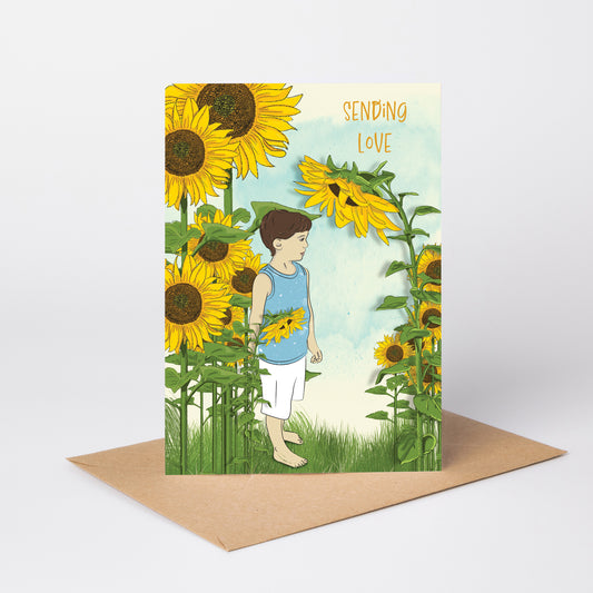 Sending Love — Illustrated Sympathy & Comfort Card