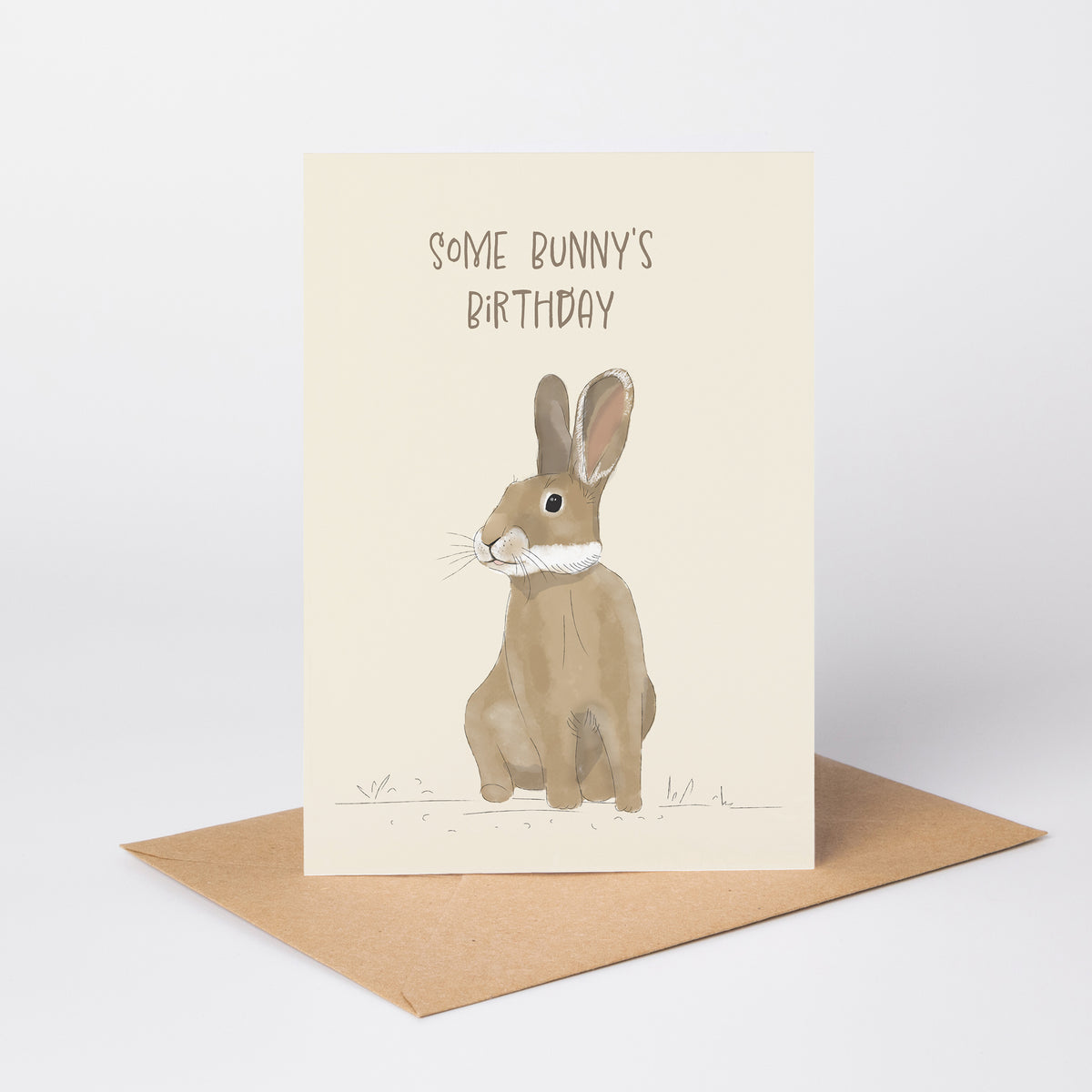 Some Bunny’s Birthday — Illustrated Birthday Card