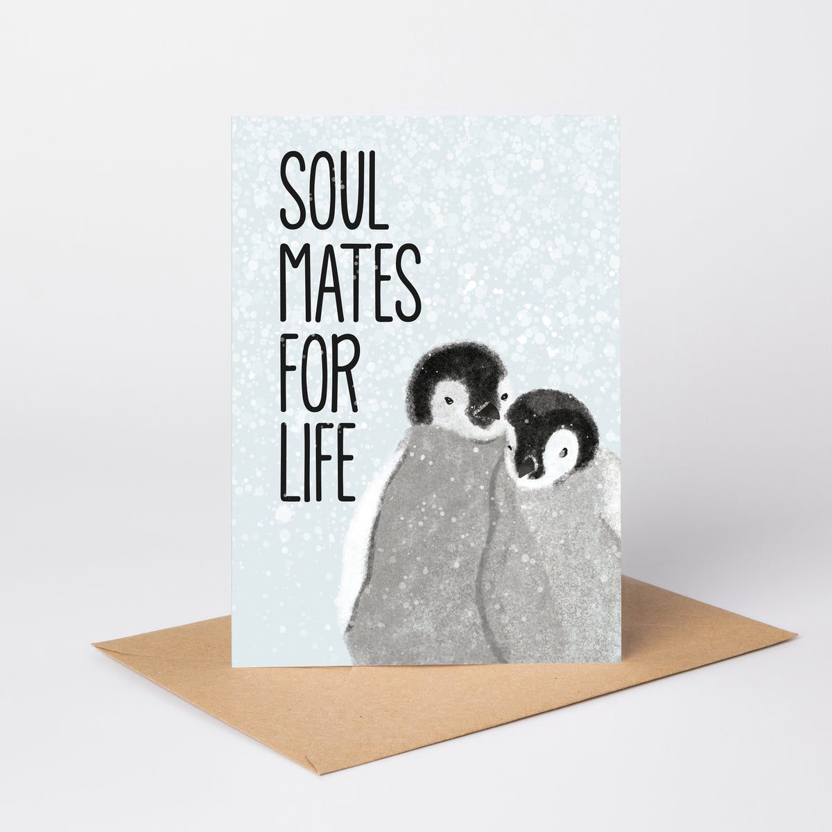 Soul Mates for Life — Illustrated Anniversary Card