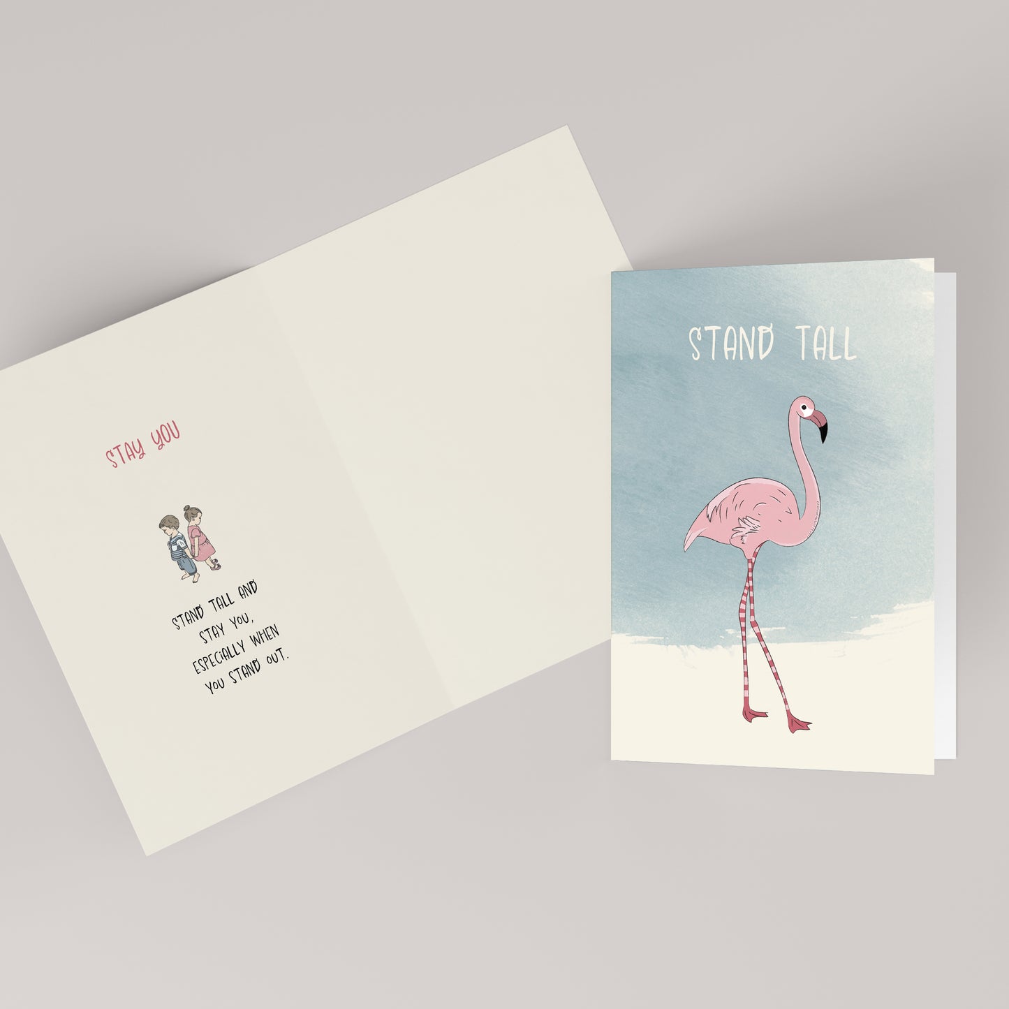 Stand Tall — Illustrated Encouragement Card