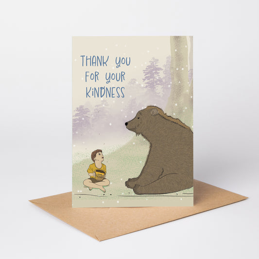Thank You for Your Kindness — Teacher Appreciation Card