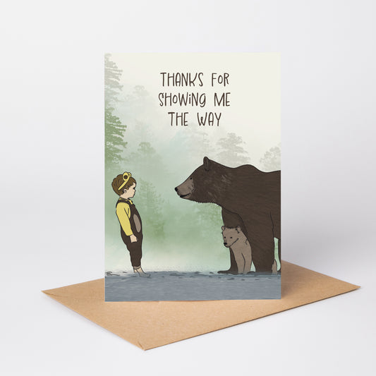 Thanks for Showing Me the Way — Birthday Card for Dad