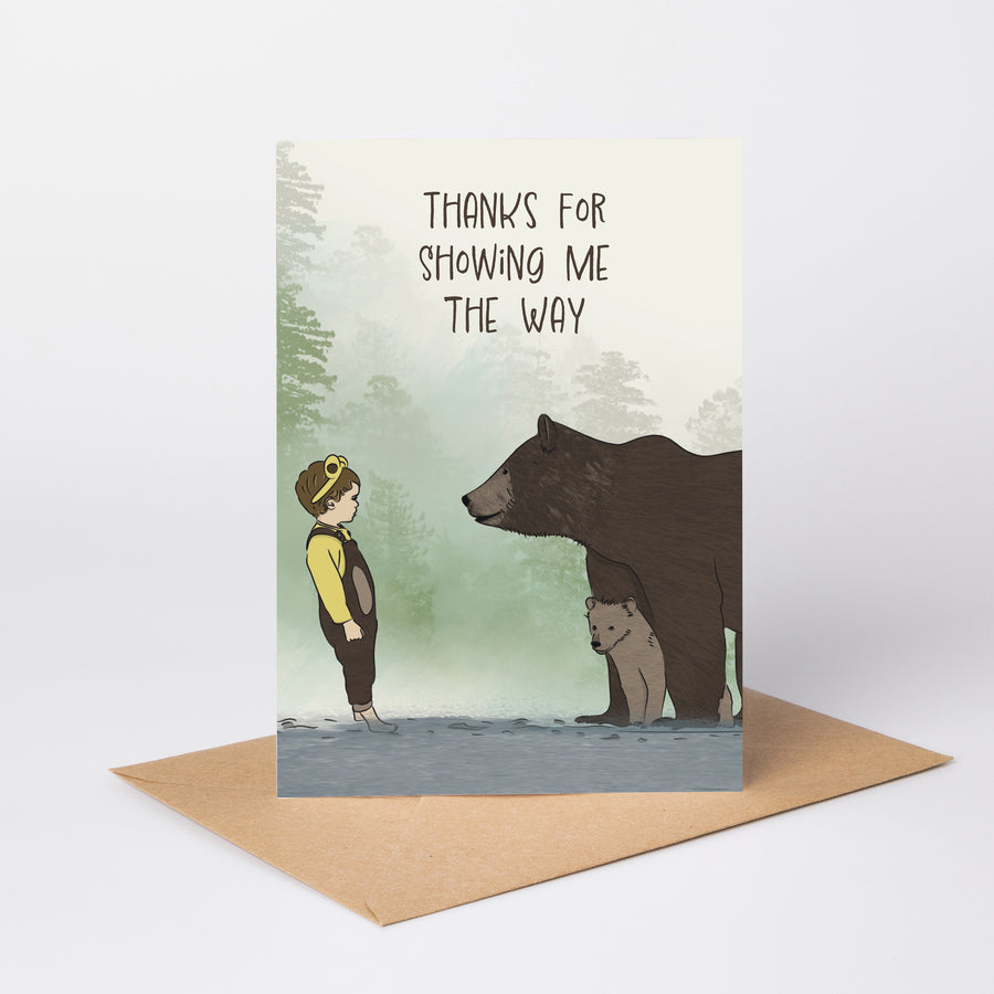 Thanks for Showing Me the Way — Birthday Card for Dad