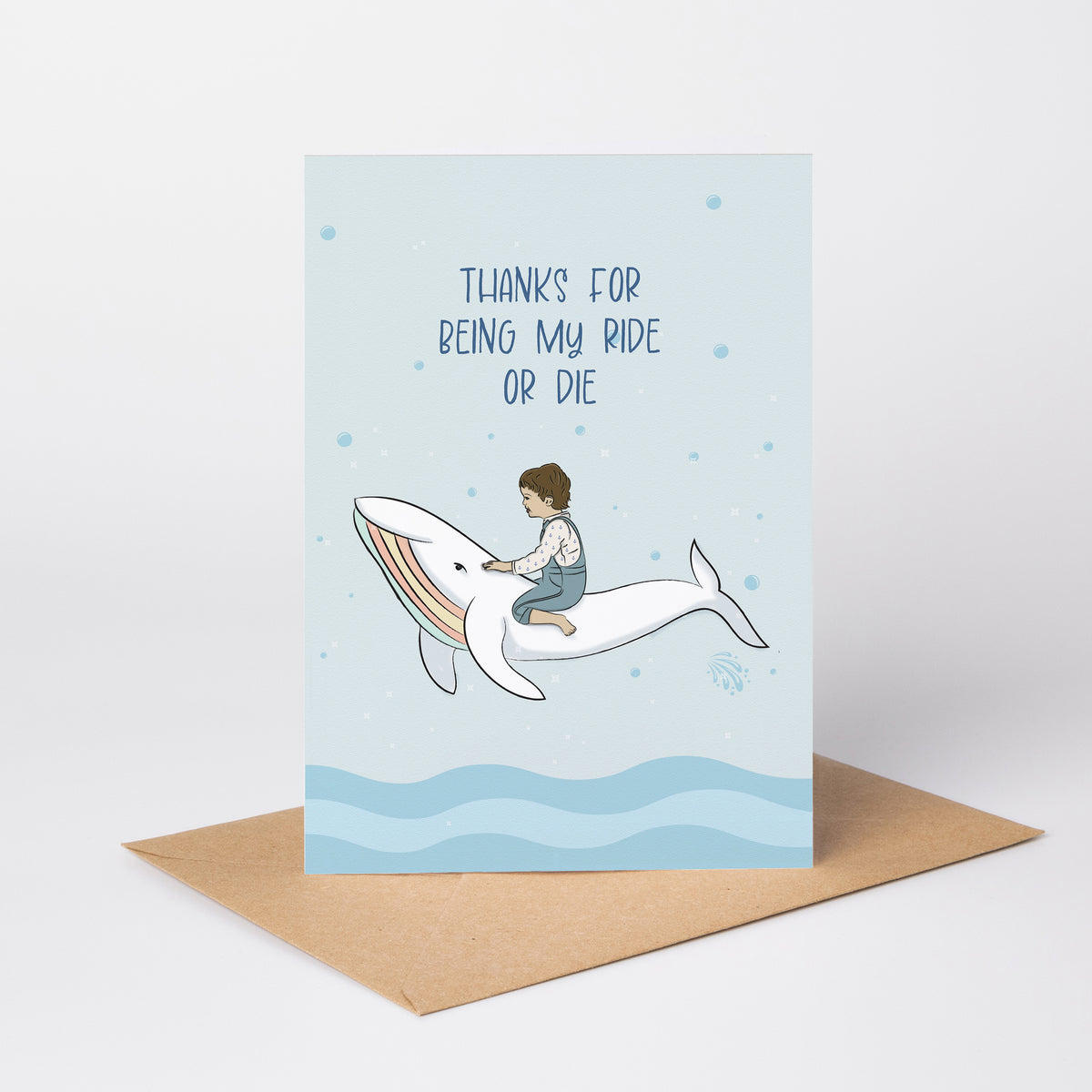 Thanks for Being My Ride or Die — Friendship & Connection Card