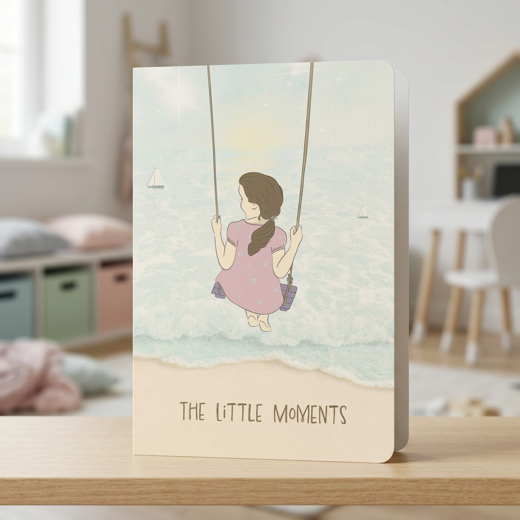 The Little Moments — Illustrated Family Milestones Card