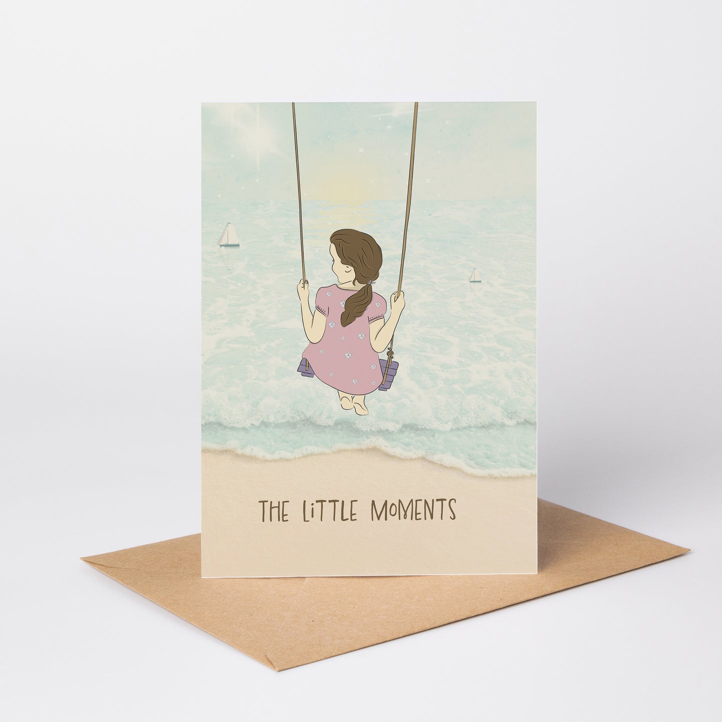 The Little Moments — Illustrated Family Milestones Card