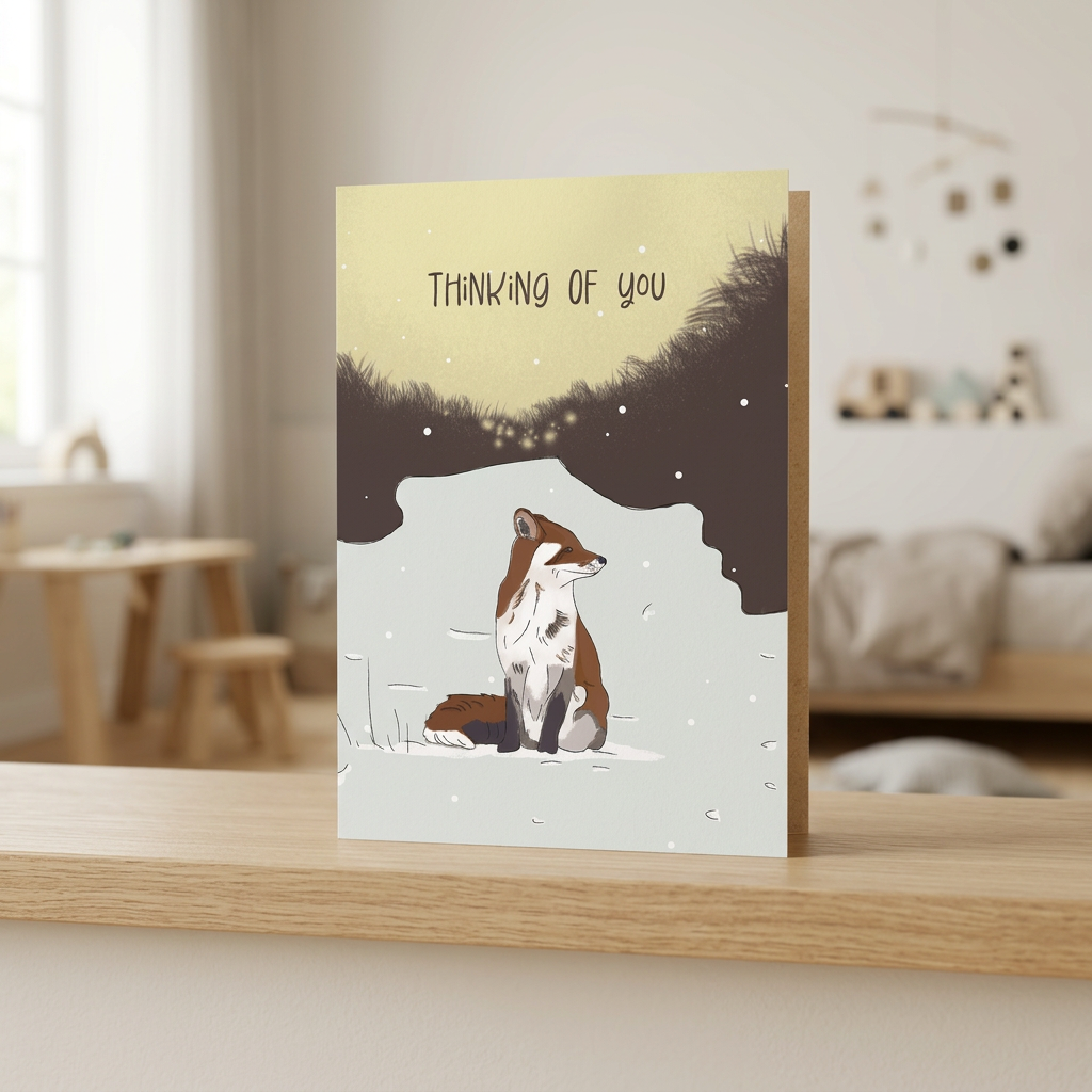 Thinking of You — Illustrated Sympathy & Comfort Card