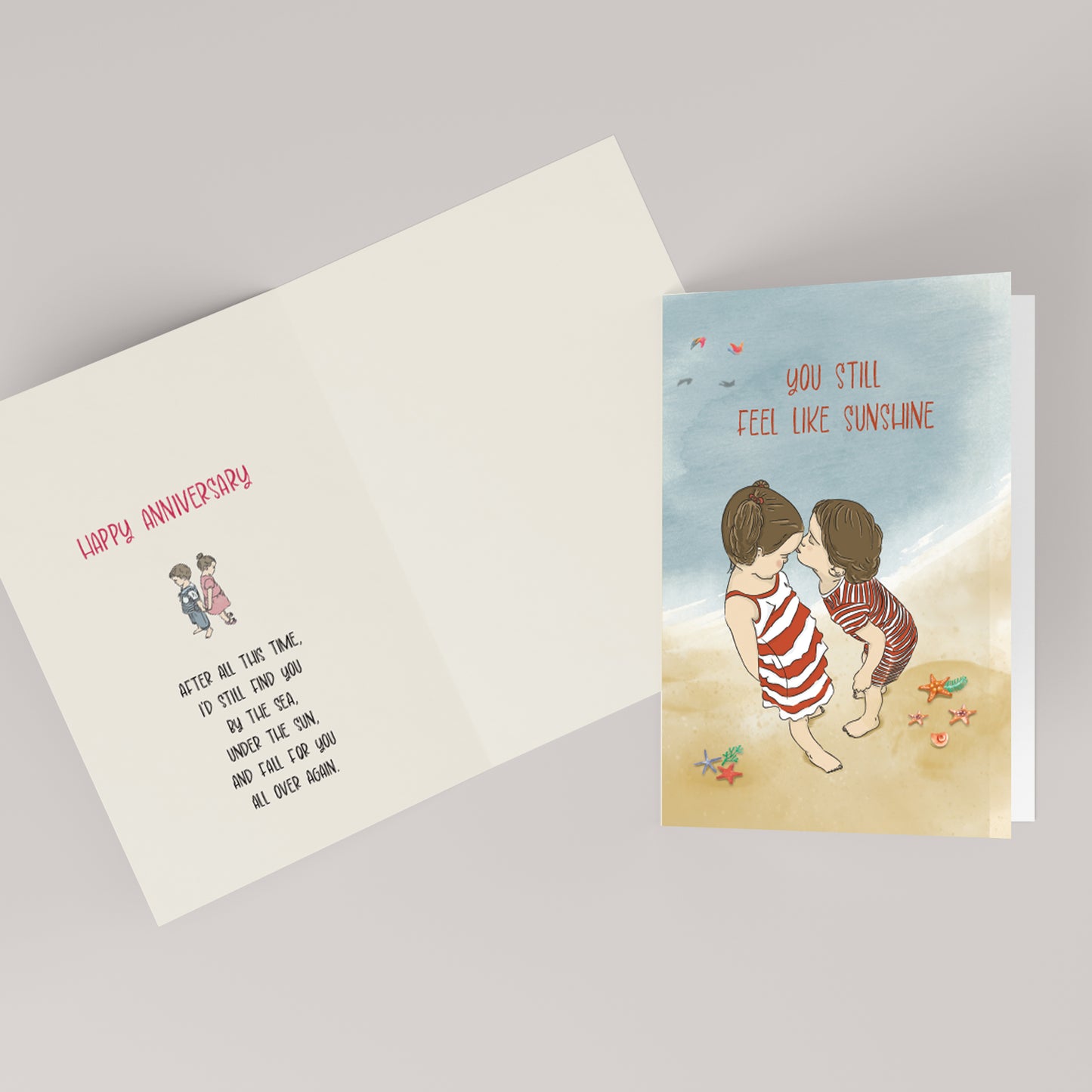 You Still Feel Like Sunshine — Illustrated Anniversary Card