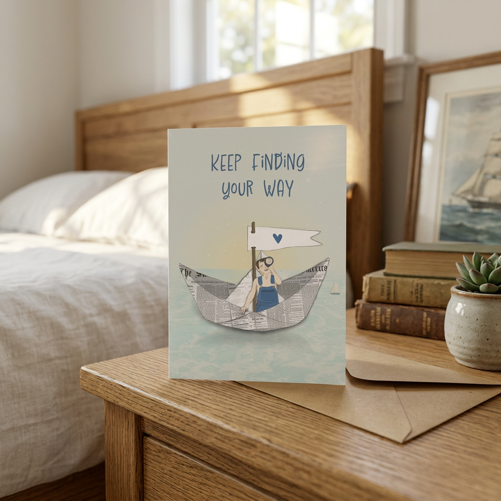 Keep Finding Your Way — Birthday Card for Son
