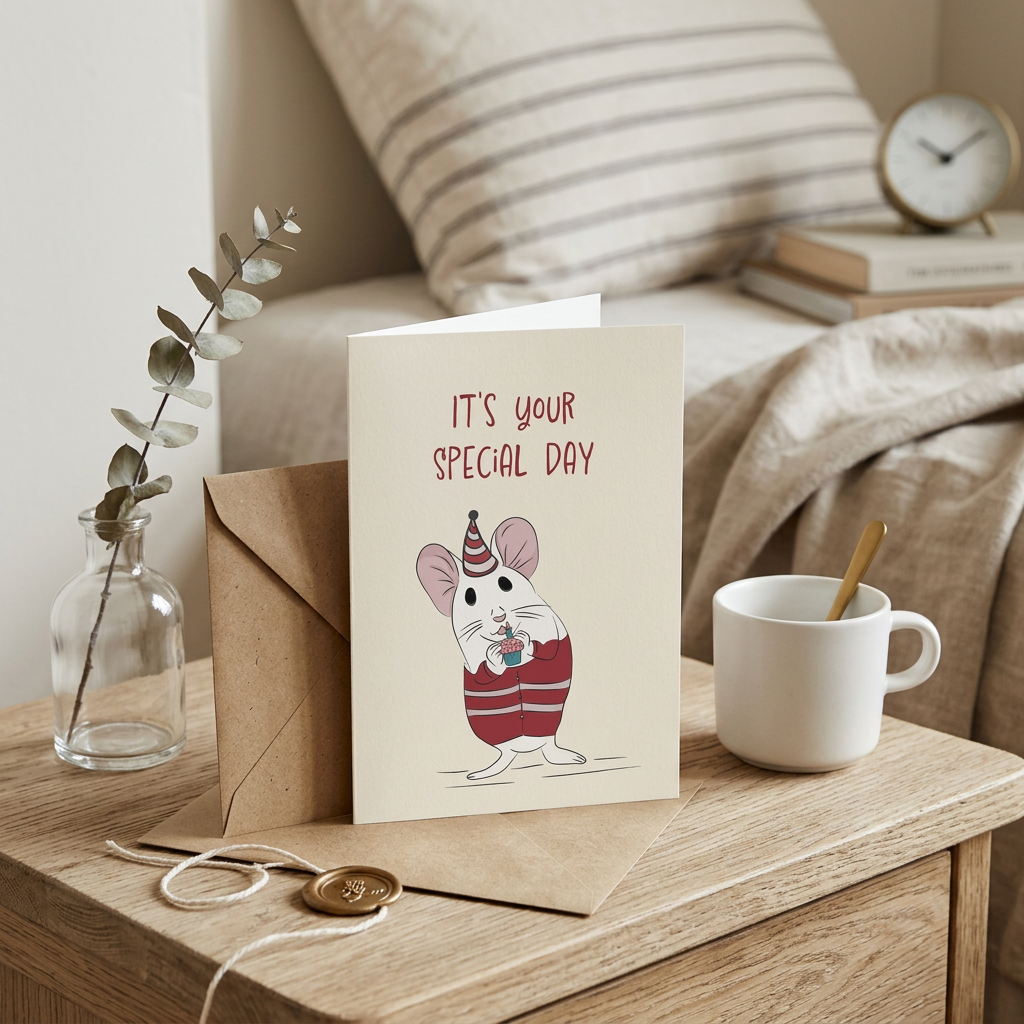 It’s Your Special Day — Illustrated Birthday Card