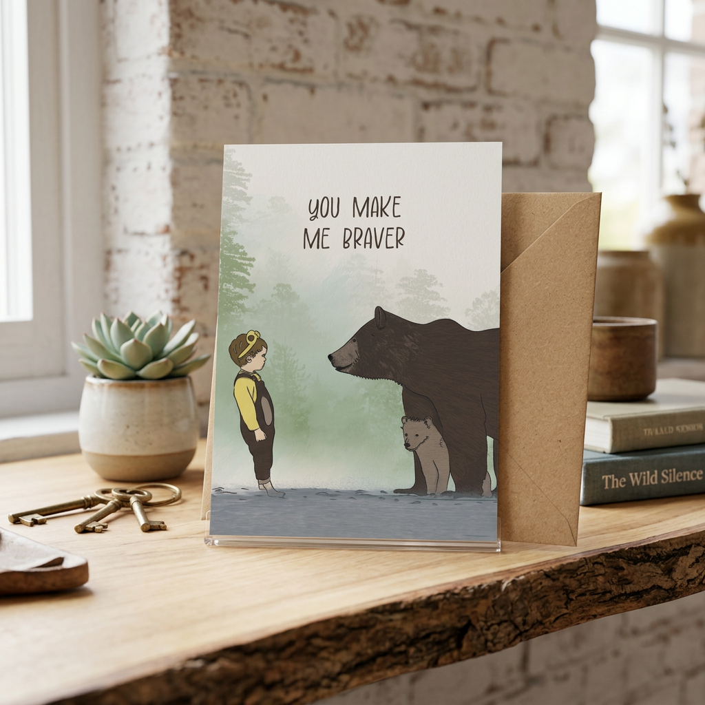 You Make Me Braver — Friendship & Connection Card