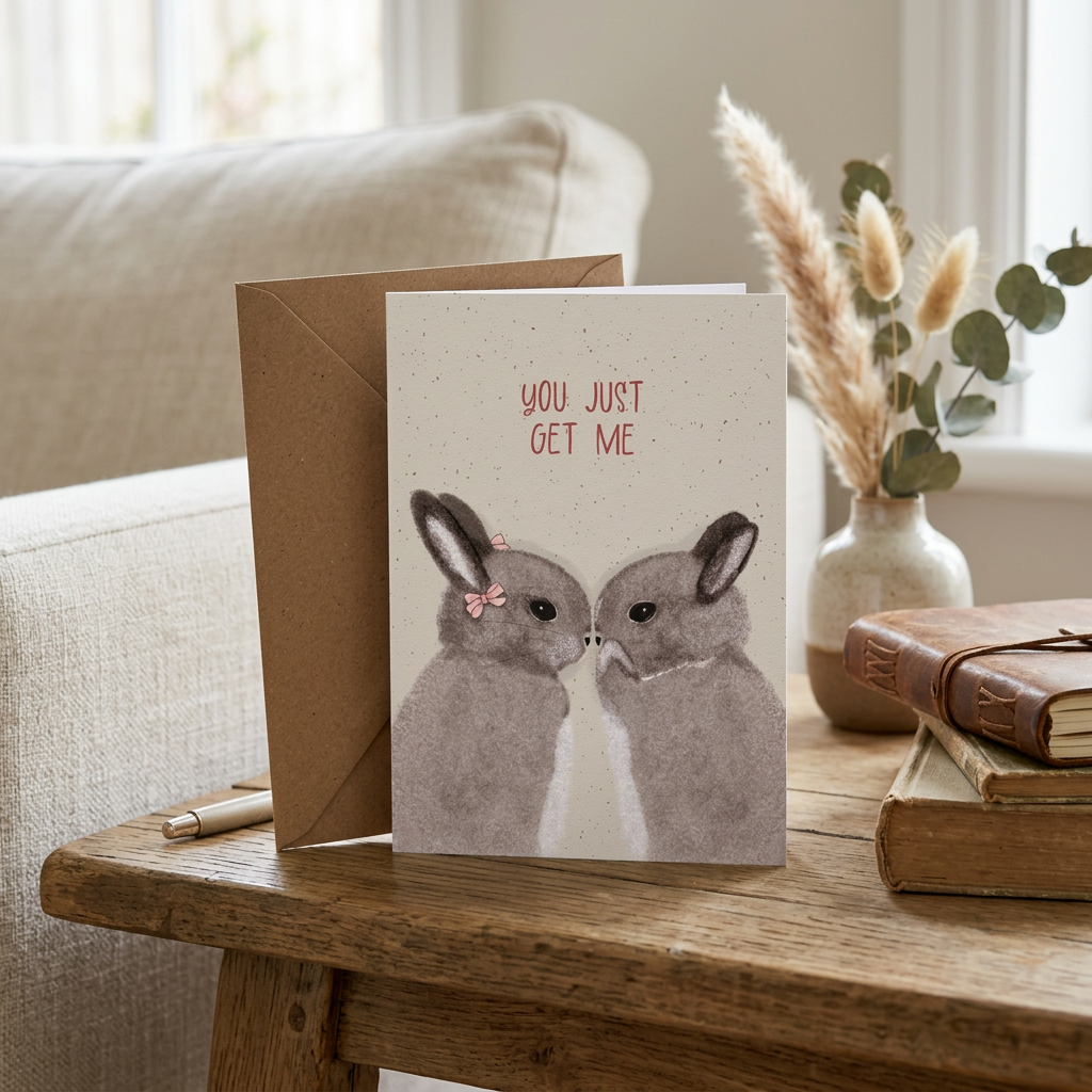 You Just Get Me — Illustrated Friendship Card